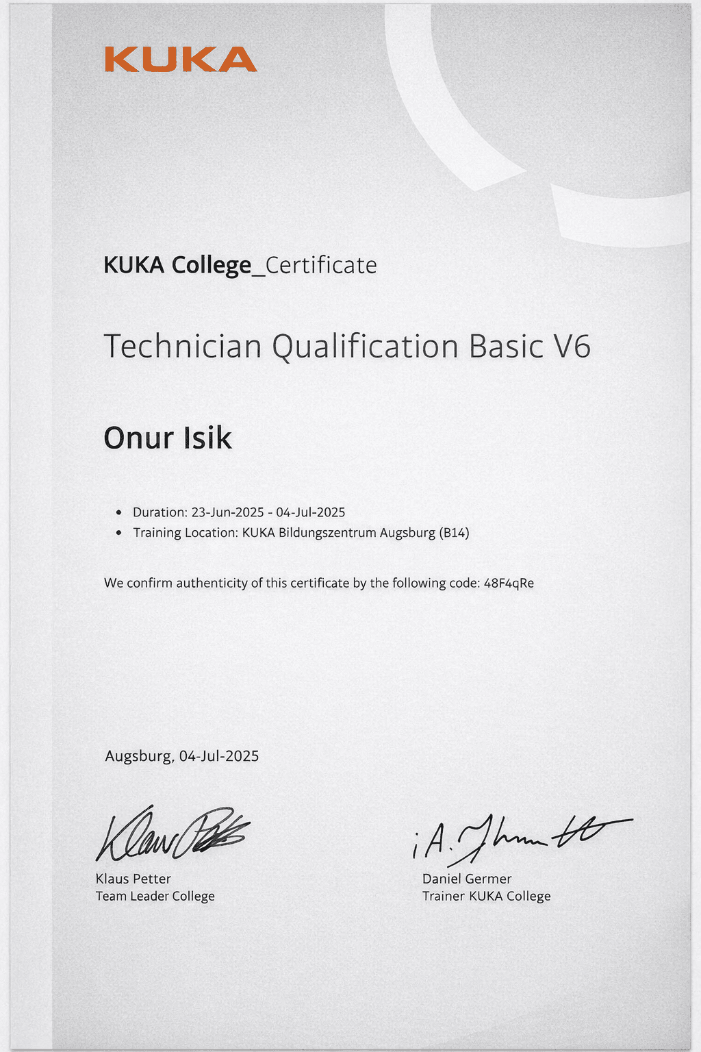 Certified Robot Technician Diploma