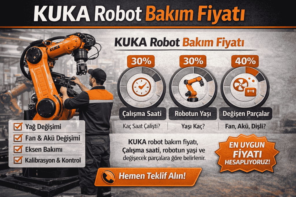 KUKA Bakım Fiyat 2026